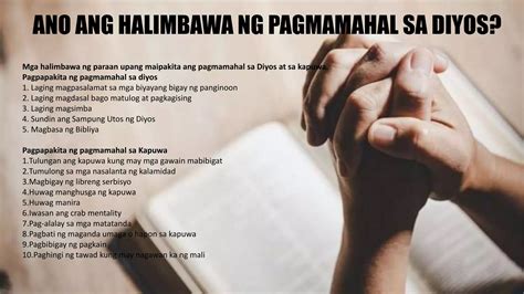 PAGMAMAHAL SA DIYOS .